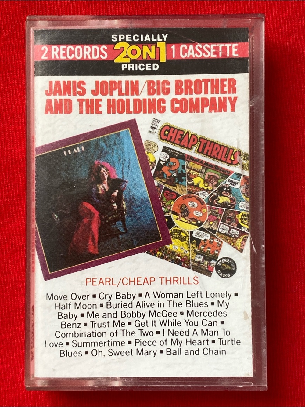(2 On 1) Janis Joplin + Big Brother And The Holding Company - Cassette Tape